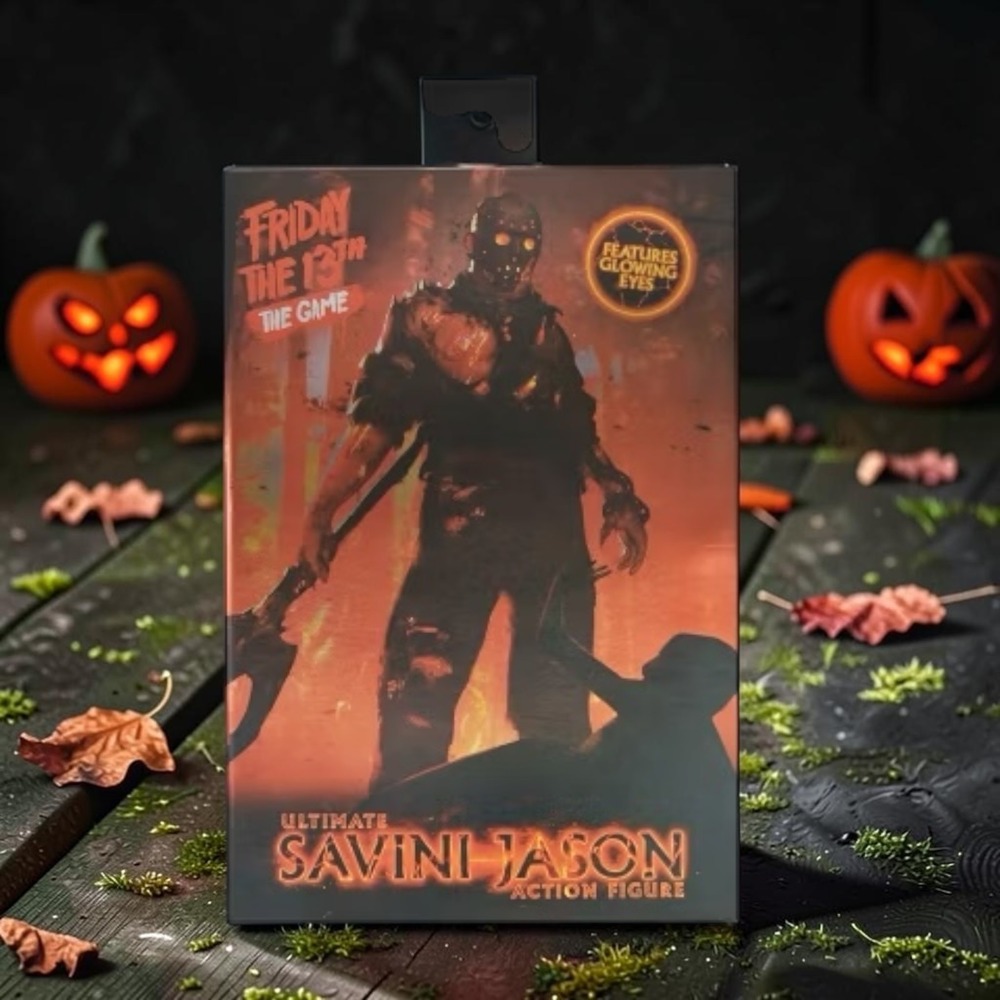 NECA Friday the 13th The Game Ultimate Savini Jason Action Figure Glowing Eyes